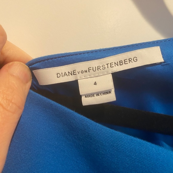 Diana Von Furstenberg  Blue Jori Dress - Picture 5 of 8